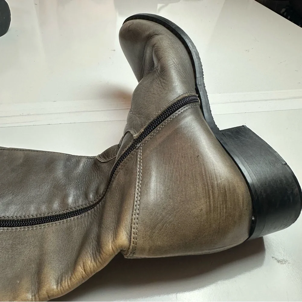 Charles David Italian Leather Riding Boots Brown | Knee High | EU 39